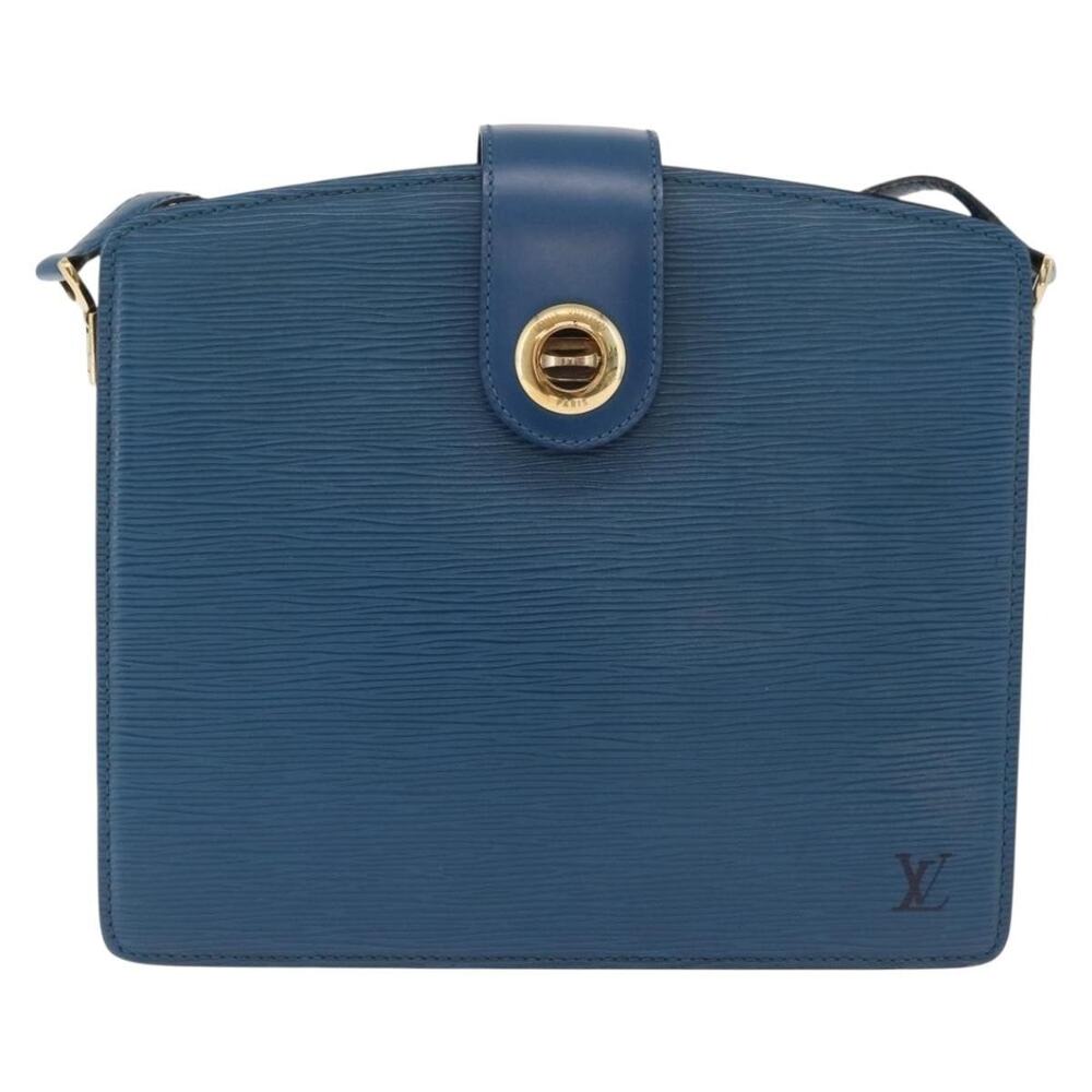Louis Vuitton Epi Capuchin Shoulder Bag Blue